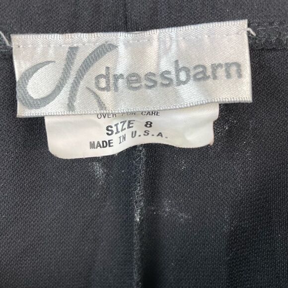 Dressbarn Matching Half Sleeve Top and Black Pants Size 8 EUC - Picture 10 of 11
